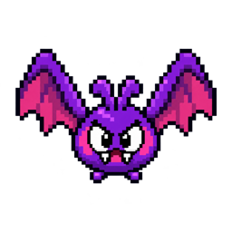 VUELA, un murciélago morado